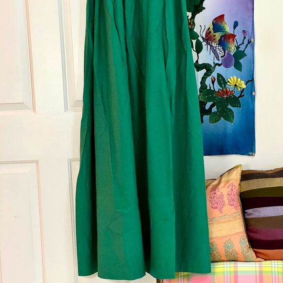 🌺🎉HP🎉🌺 NWT Farm Rio Green Fish Top Maxi Dress - Picture 14 of 16